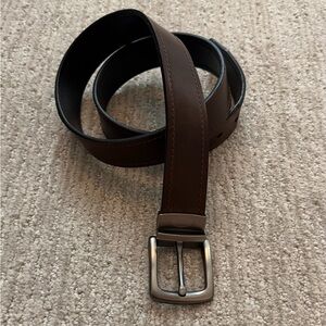 Fossil Brown & Black Leather Belt (reversible)